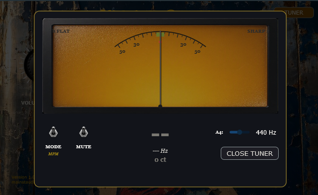 Midnight Rambler Chromatic Tuner